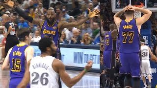 Austin Reaves PUTBACK DUNK has LeBron James and Luka Doncic SHOCKED 😂