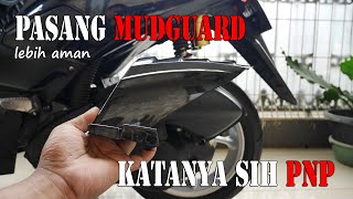 pasang mudflap/mudguard/spakbor kolong di nmax dengan cepat \u0026 benar