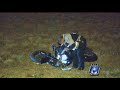 Man in hospital after overnight motorcycle crash