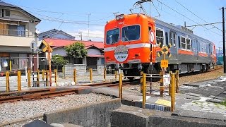 岳南電車【No.121】警報機も遮断機もない踏切「第4種」（本吉原駅～原田駅）静岡県富士市のローカル線　岳南鉄道線