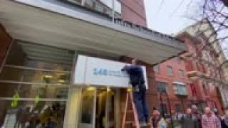 Tufts University removes Sackler sign from bldg