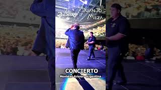 JuanJo Meza con Los Palmeras en el Movistar Arena en Argentina. #lospalmeras #lisandromeza #cumbia