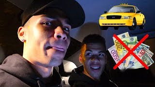 SOLANGE TAXI FAHREN BIS WIR RAUSGESCHMISSEN WERDEN (OHNE GELD) !!! | Kelvin und Marvin