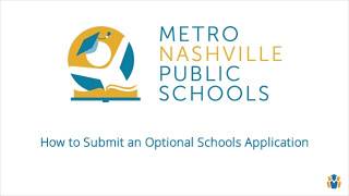 MNPS Optional School Application Guide