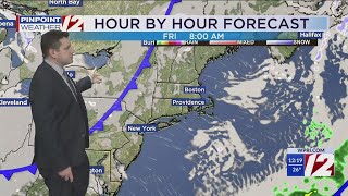 WPRI 12 Weather Forecast 1/23/25: Dry and Cold Next Several Days