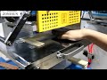 How To Use ZS-819M2 Pneumatic Hot Foil Stamping Machine