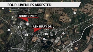 4 juveniles in custody following 2 shootings in Bardstown, Kentucky