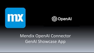 Mendix OpenAI Connector - GenAI Showcase App (EN)