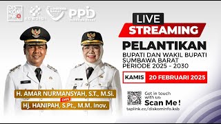 LIVE STREAMING : PELANTIKAN BUPATI DAN WAKIL BUPATI SUMBAWA BARAT PERIODE 2025-2030