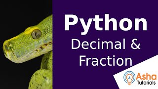 Python Decimal and Fraction