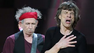 Keith Richards Falls Down and Mick Jagger Gets Angry!!