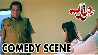 Brahmanandam Pokiri Spoof || Telugu Comedy Scene || Jalsa Movie