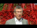 eiffel tower recreated with red chairs in 125th birthday tribute