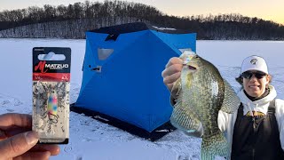 Ohio Ice Fishing 2025 (Big Crappie)