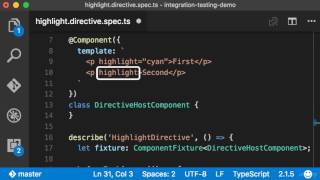 25 Testing Attribute Directives