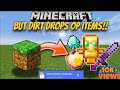 Minecraft PE But Dirt Drops op items MOD Download - Java and PE Mod @Mcaddon@ProBoiz95