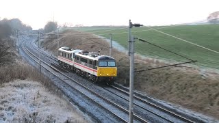 LSL class 87 \u0026 90 Electrics on Ice Breaker Duty 13/12/22