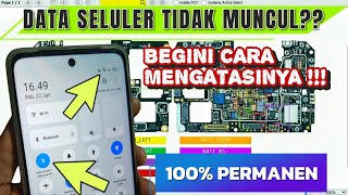 CARA MENGATASI DATA SELULER TIDAK MUNCUL❗ GAK SAMPAI 1 MENIT 💯% DONE‼️