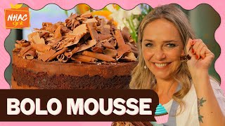 BOLO MOUSSE PARA ANIVERSÁRIO: Carole Crema ensina sobremesa com muito chocolate | Que Seja Doce