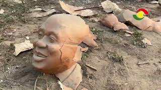 Residents of Sekondi-Takoradi express mixed reactions to demolition of Akufo-Addo statue