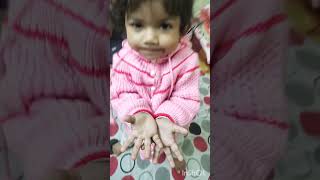 চলো চলো  পিটে পুলি খাই খাই. #shots #funny #babyvolg #comedyvideos #cutebaby #babyvilog #cute