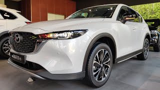 2023 Mazda CX-5 Skyactiv G 2.0L 155Hp White Color | Exterior And Interior Walk Around