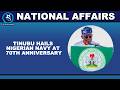 TINUBU HAILS NIGERIAN NAVY AT 70TH ANNIVERSARY