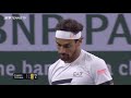 zverev and murray clash fognini and tsitsipas heat it up indian wells 2021 day 6 highlights