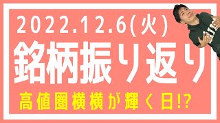 【株式市場の振り返り#540】2022年12月6日(火)