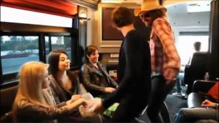 Miranda Cosgrove - Dancing Crazy Tour Bus Fun!