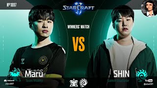 СУПЕРМАТЧ VITALITY.Maru vs GaiminGladiators.SHIN в Корее на Global StarCraft II League 2024 Season 1