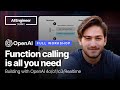 Function Calling is All You Need — Full Workshop, with Ilan Bigio of OpenAI