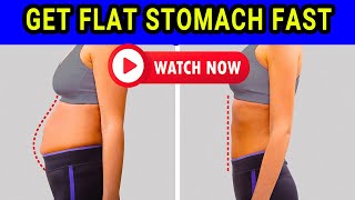 How to get a flat stomach in a month at home