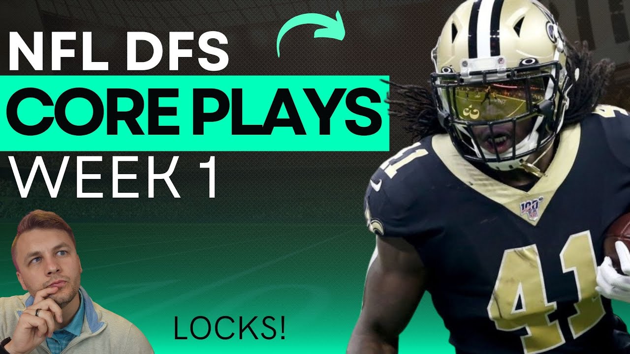 NFL DFS: Week 1 Core Plays (Confirmed / Updated) - YouTube