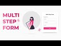 Simple Responsive Multi-Step Form Using HTML , CSS & JavaScript