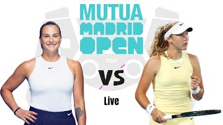 Aryna Sabalenka vs Mirra Andreeva | Madrid Open 2024 Live Match Today