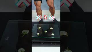 Cassava or eggplant which one will be crushed by your weight? #challenge #shorts #video #funny