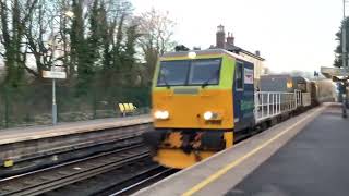 MPV train passing hightown hightown