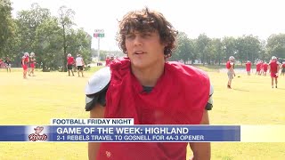 2023 FFN Game of the Week preview: 2-1 Highland prepares for trip to Gosnell