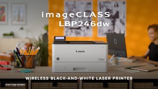 Canon imageCLASS LBP246Cdw: Black \u0026 White Laser Printer