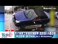 男子駕賓士敞篷自撞翻車　酒測值0.6遭送辦