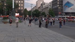 Beograd: Vanredno sa lica mesta - početak protesto protiv Vučića