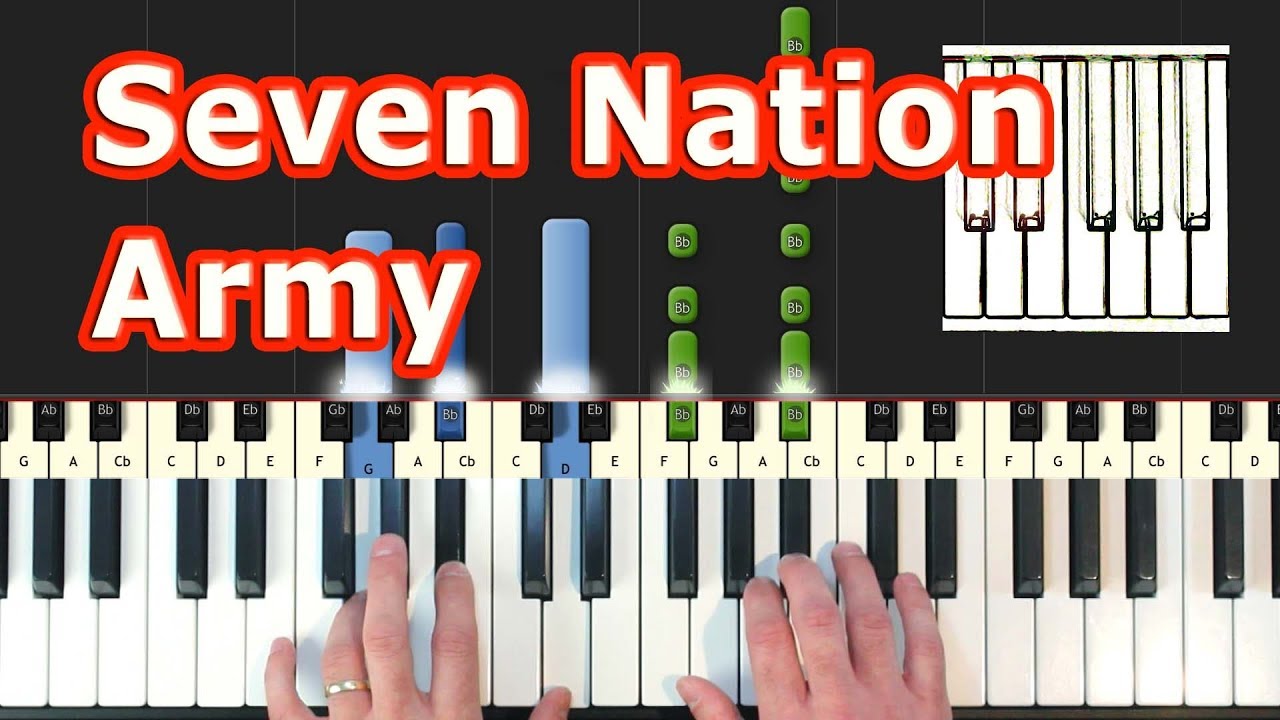 Seven Nation Army Sheet Music For Piano Solo Neonpink