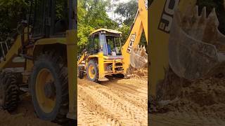 3DX JCB in action with bulldozer video🥰 #trending #jcb #excavator #viralvideo #automobile