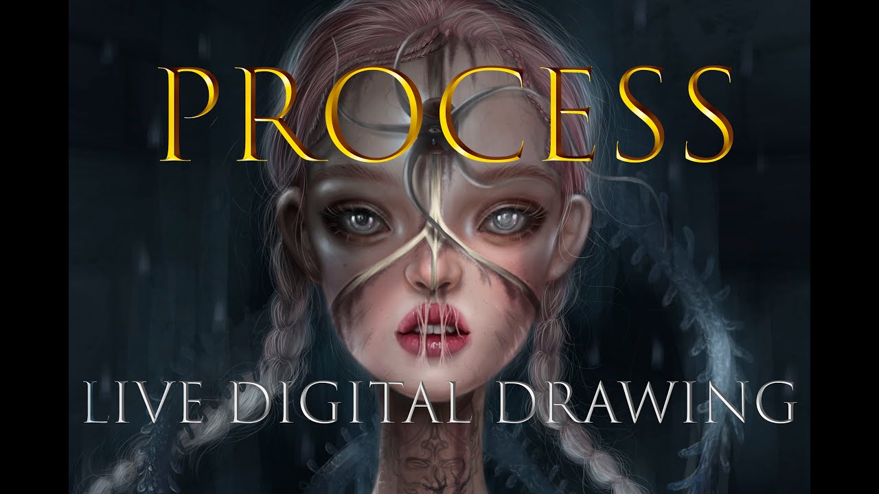 Digital Drawing Process Explained Youtube