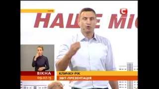 Кличку – рік: як звітував очільник столиці - Вікна-новини - 09.07.2015