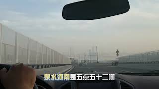 光明路隧道和海底隧道接上后，泉水河南到人民路多久呢？