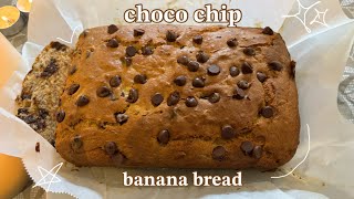 Chocolate Chip Banana Bread (Gluten Free) | Relaxing Bake With Me⋆౨ৎ˚⟡˖ ࣪