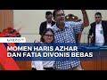 Riuh Sorak Pendukung Haris Azhar dan Fatia Usai Divonis Bebas oleh PN Jakarta Timur