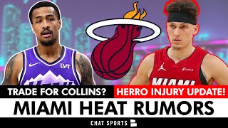 Miami Heat Trade Rumors On John Collins + Heat Injury News On Tyler Herro!
